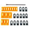 Auto Dellen Ausbeulwerkzeug Set Karosserie Lackfreies Klebe Reparaturwerkzeug 90° Biegbares Zuschneidbares Block-Kit Zubehör Motorrad Universal
