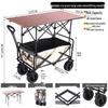 JINGRUIXIANG Foldable Camping Wagon