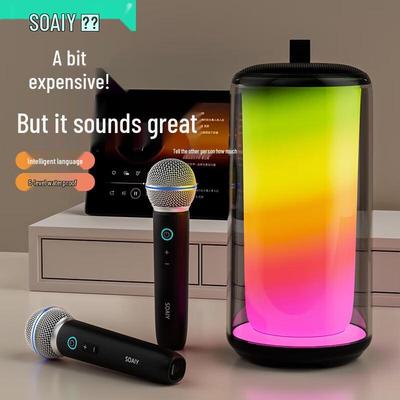 Soaiy K69 Portable Bluetooth KTV Speaker CN Plug (adapter Included)