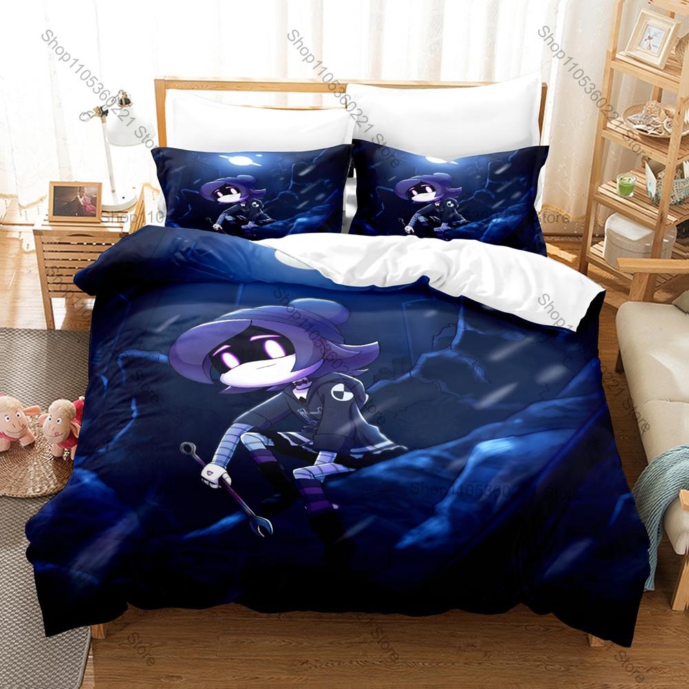 Cool Soft Microfiber Murder Drones Robot Themed 3PCS Bedding 1 Duvet Cover + 2 Pillowcases Envelope Pillow Covers All Season