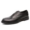 Fashion Business men's leather shoes Minimalist and gentleman's comfortable style Groom's wedding and party outdoors Daily shoes -47
