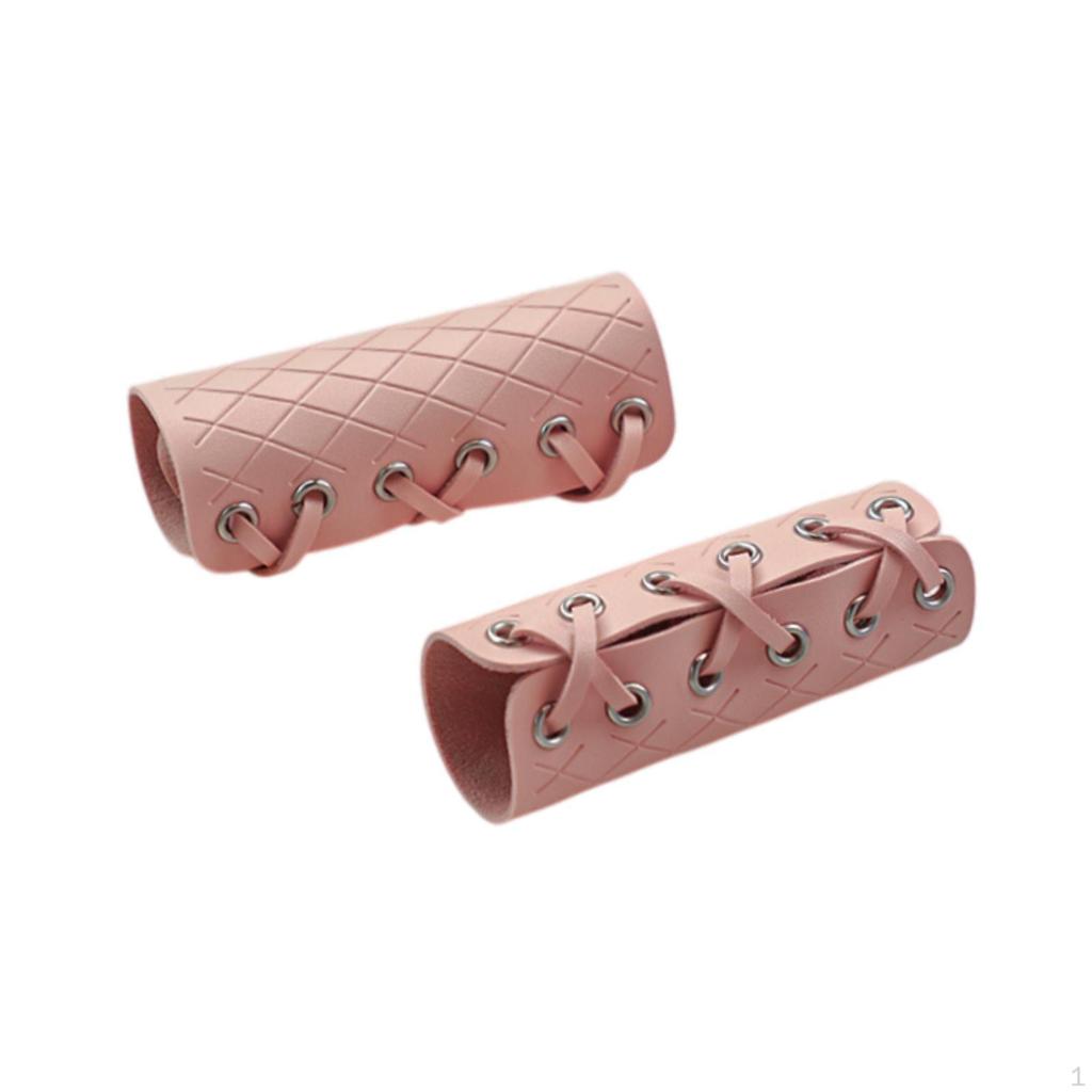 2 Pieces Handlebar Covers Parts Easy Installation Decor PU Leather Brake Clutch for Electric