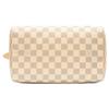 LOUIS VUITTON 2015 N41534 Damier Azur Speedy 25 Boston bag IvoryUsed