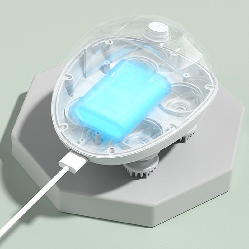 Electric Head Massage Machine Silicone Waterproof Scalp Massager Head Relaxation Unlimited Portable Home Massager