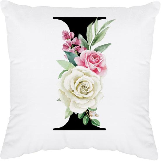 Initial Pillow Covers 18x18 - Monogram L Pillow Cover, Initial Letter Throw Pillow Cover, Monogram Pillow Case L, Monogrammed Gifts for Women, L