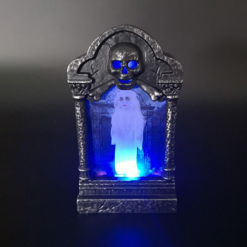 Halloween Headstone Light Halloween Decoration LED Graveyard Tombstone Party Happy Halloween Party Home Decorations