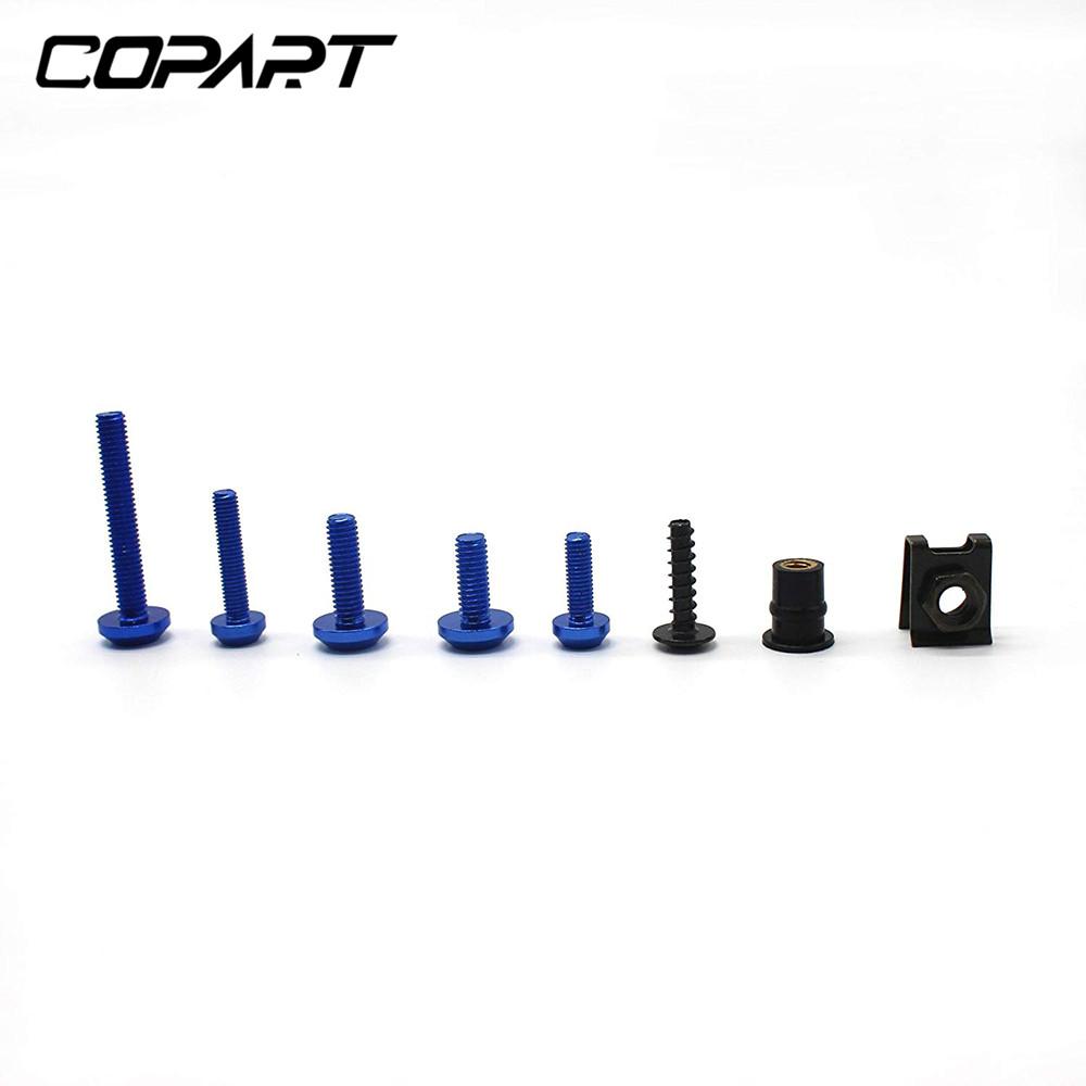 For Suzuki GSXR 600 750 1000 600 750 1000 K1 K2 K3 K4 K5 K6 K7 K8 K9 195/PCS Universal Fairing Bolt Kit Fastener Clips Screws