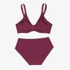 Plus Size Lingerie Set for Women Big Size Wired Underwear Set Plain Unlined Thin Bra and Panty Set 85C-110D