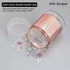 Double Headed French Nail Art Stamper With A Nail Scraper Silicone Clear Head Nail Mold Stamping Template For Diy Manicure Size