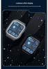 Sanda Astronaut Square Large Screen Unisex Multifunctional Watch with Detachable Strap