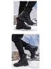 Men's Plus Size High-Top Snow Boots: Winter Warm, Thickened Velvet Lining, Ideal for Hiking