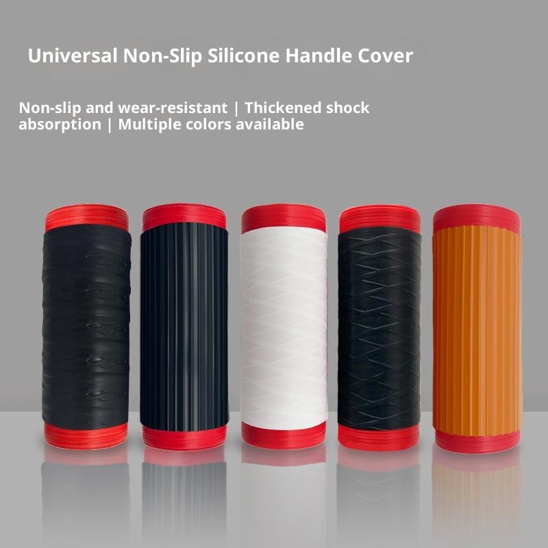 1 Coppia Coprimanubrio in Silicone per Moto Universale Autoretraente Antiscivolo Anti Vibrazione Manopole Moto Copri Manopole