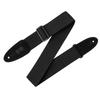 Levy's Leathers MC8-BLK Cotton Guitar Strap 2-Inch Suede Ends Triglide Adjustment Up To 58 Inches Black