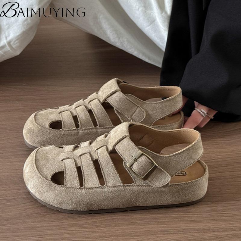 Fashion Flats Women Sandals Platform Shoes Woman Casual Loafers Summer 2025 Trend Slingback Walking Shoes Comfort Sandalias De Mujer