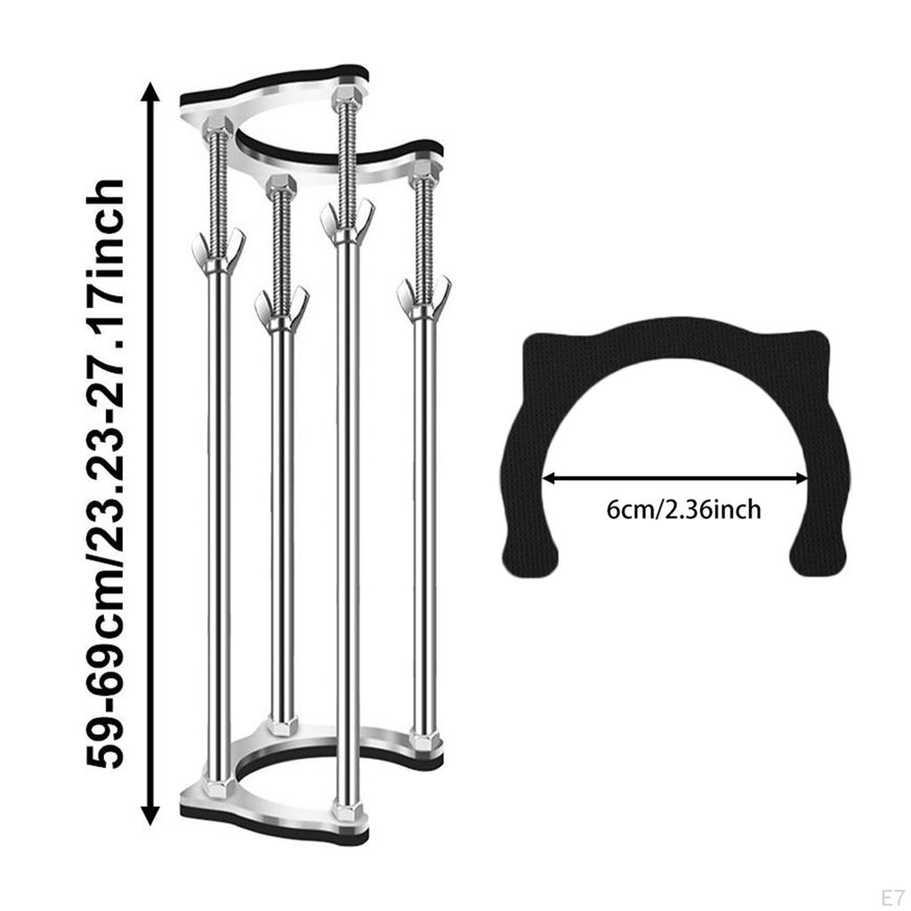 Verstellbare Untertisch-Stützkonsole 6 cm Innendurchmesser Tragfähigkeit 200 kg für Wandmontage-Waschbecken