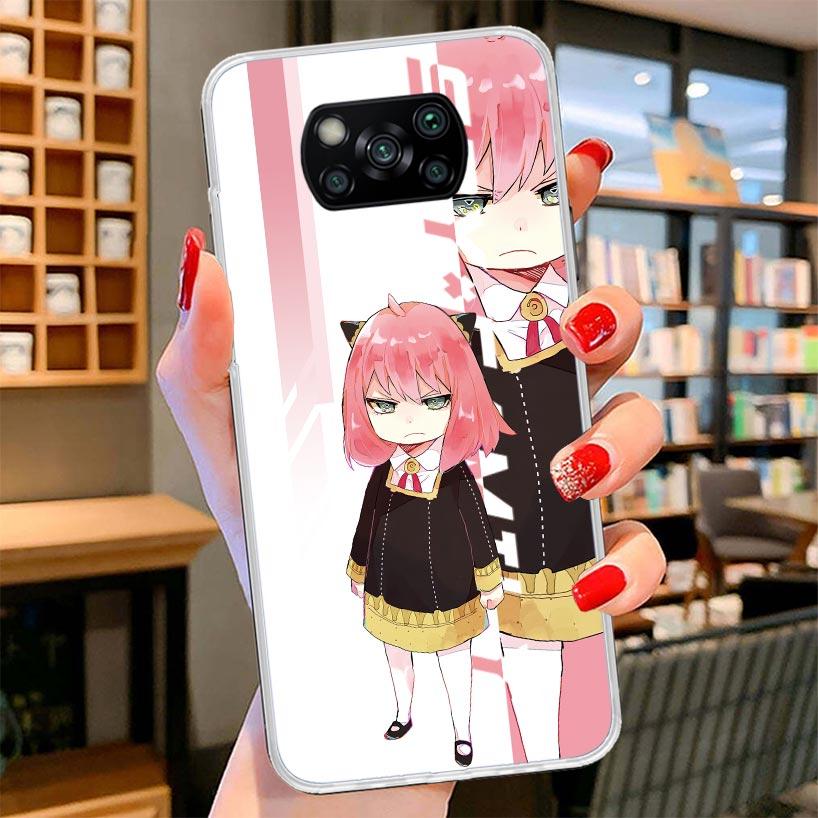 Spy Family Anya Cute Cover Phone Case For Xiaomi Poco F7 Ultra X7 X6 X5 Pro M7 Redmi 15C 15 13C 13 12C 12 10C 10 9A 9C 9T 9 Shel