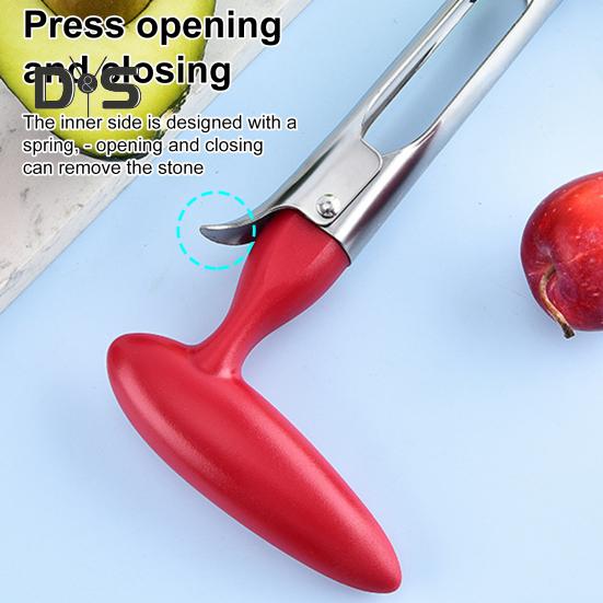Herramienta para Quitar el Corazón de la Fruta con Cuchillas Serradas Afiladas Fácil de Usar Portátil Multifunción Cortador de Fruta Descorazonador