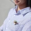 1Pc Trendy Pearl Butterfly Brooch for Women Men Fashion Butterfly Insect Brooches Pins Jewelry Accessories Party Gifts
