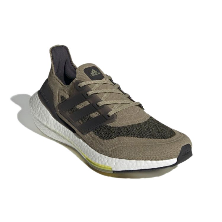Adidas UltraBoost 21 Orbit Green Men Sneakers Core-Black Acid-Yellow S23879