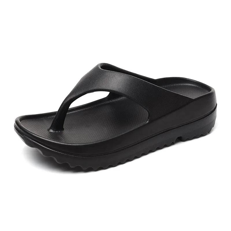 Fashion Summer Fashion Flip Flops For Women 2025 New Thick Soles Beach Sandals Comfort Soft Outdoor EVA Slippers