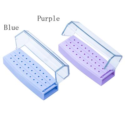 Suporte para brocas dentárias com 30 furos, caixa para brocas odontológicas de laboratório odontológico, suporte para brocas esterilizável em alta temperatura
