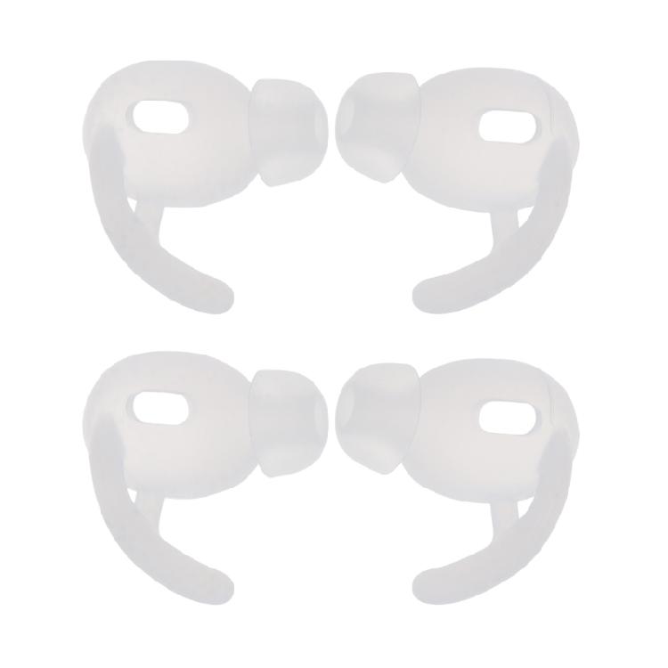 2Pairs Soft Silicone Case Ear Hook In-Ear Earbuds for 3 Ear Tips S / L