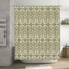Elegantní Květinový Sprchový Závěs Vintage Botanický Vzor Voděodolná Látka Koupelnová Dekorace Farmářský Styl Domácí Textil Pozadí