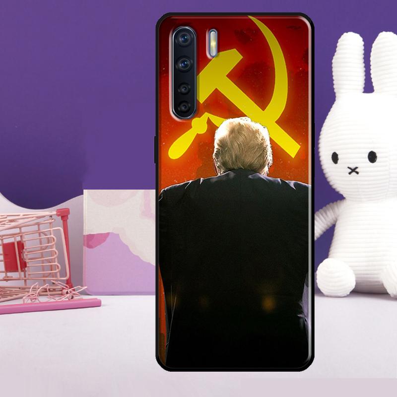 USSR Flag Soviet Union Case For Oppo A18 A38 A78 A98 A58 A60 A80 A40 A96 A76 A16 A94 A74 A54 A15 A17 A57 A77 A5 Pro
