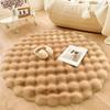 Bubble Plush Carpet For Home Decor Imitation Rabbit Hair Balcony Cushion Kids Living Room Rug Girl Bedroom Foot Mat
