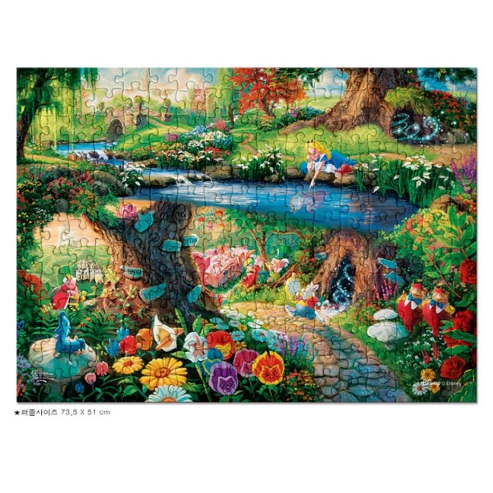 Thomas Kinkade Disney Alice in Wonderland Jigsaw Puzzle