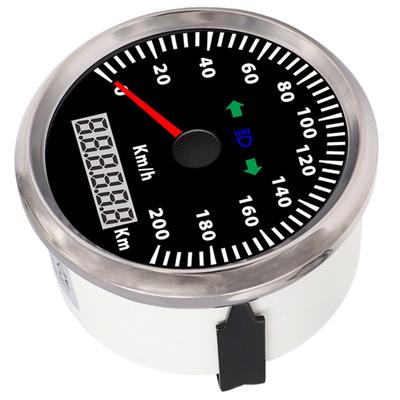 Universal 85Mm Led Car Truck Motorcycle Gps Speedometer Odometer 200Km/H Kph Waterproof Ip67 3 3/8Inch