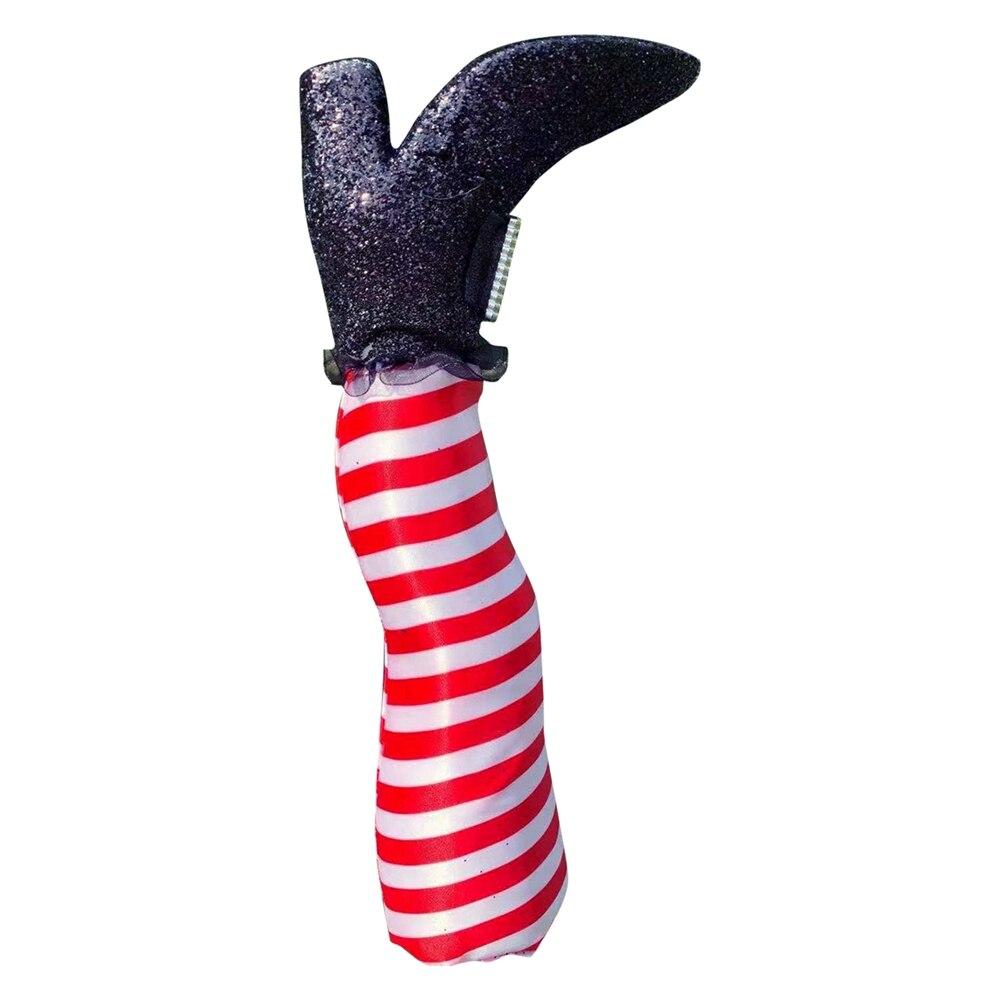 

Хэллоуин Злая Ведьма Ноги Перевернутые Волшебные Ноги С Ботинками Колья Украшения Передний Двор Двор Газон Украшения Реквизит