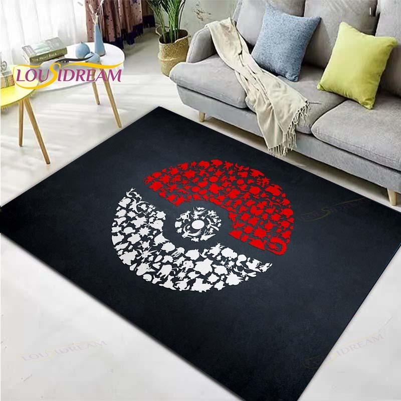 Χαλί Pokemon Χαλί Anime Παιδικά Χαλιά Σαλόνι Τραπεζάκι τσαγιού Χαλί Υπνοδωματίου Πλενόμενα Χαλιά Δαπέδου Χαλί Οικιακής Χρήσης Χαριτωμένο Χαλί