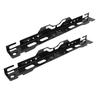 Car Wheel Alignment Tools Black Metal Automotive Toe Alignment Tools Plate with 2 Measuring Tapes for Measuring Wheel
