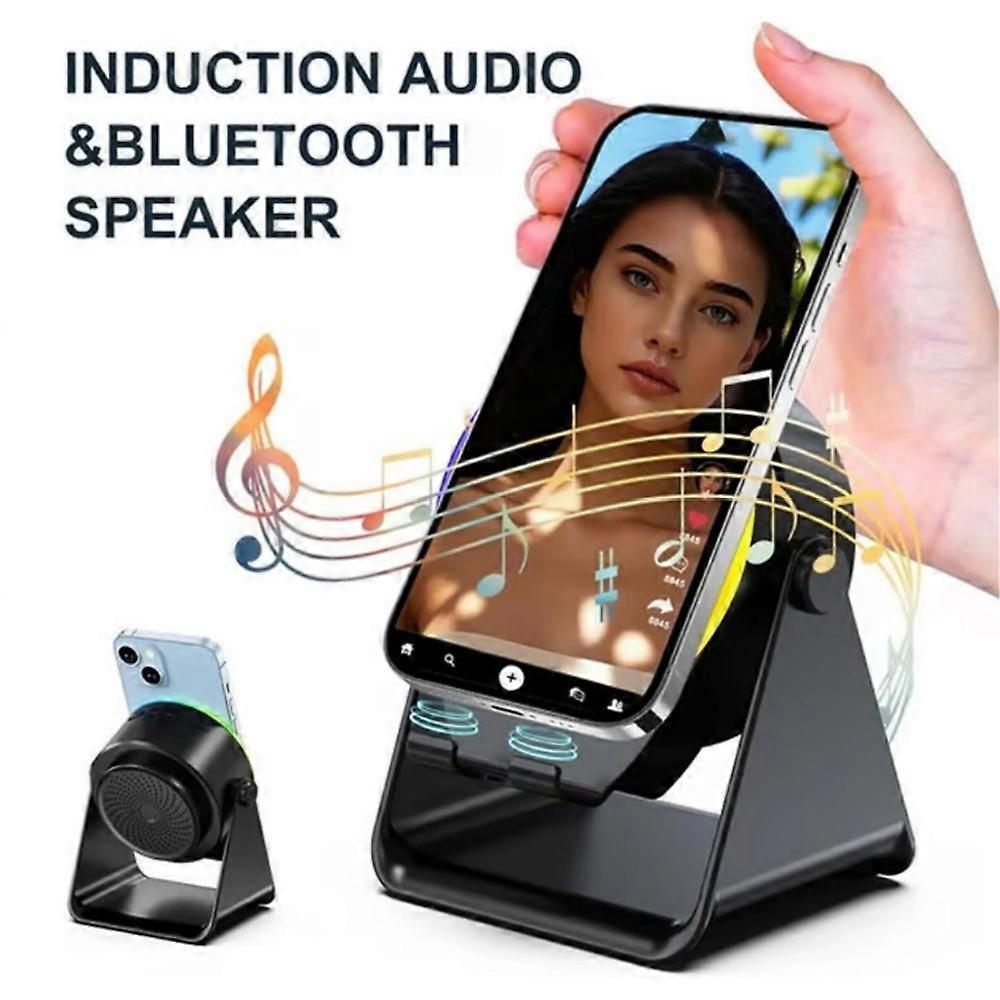 4-in-1 360° Rotating Bluetooth Speaker Stand