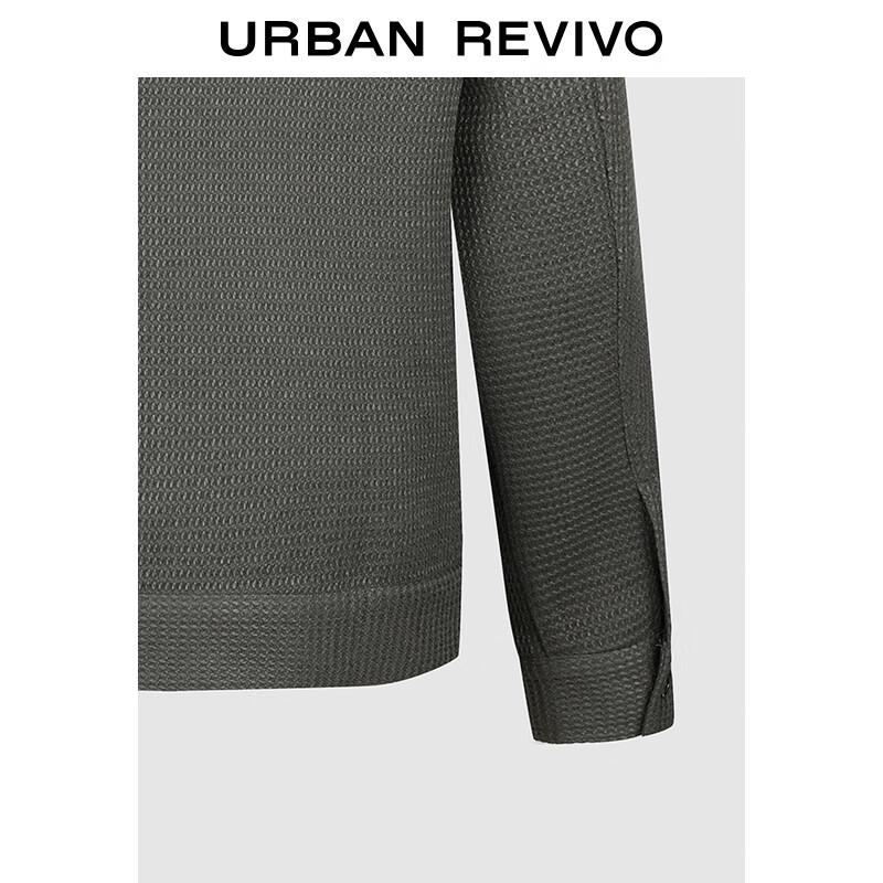 UR2025 Men's Winter Urban Textured Lapel Jacket