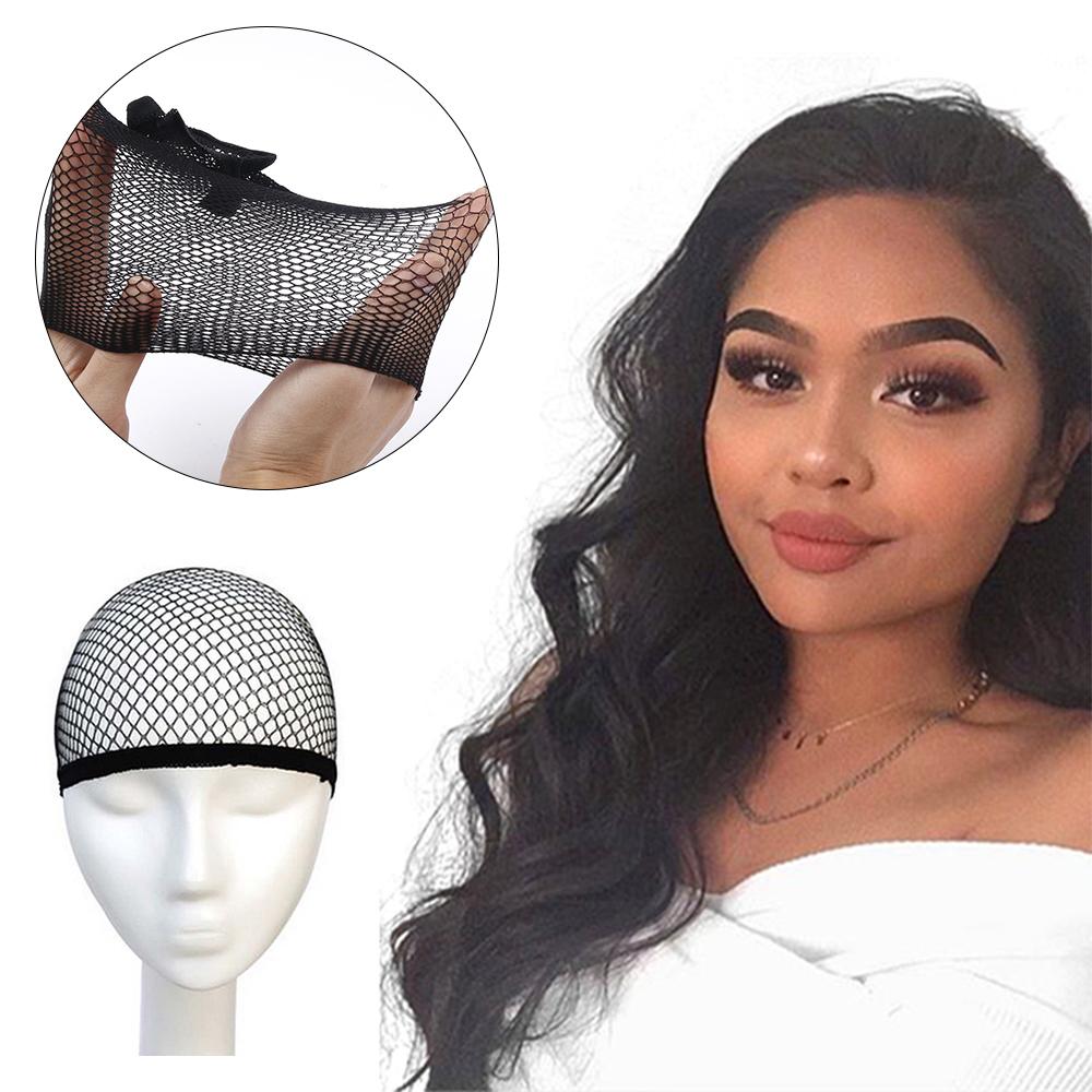 Wig Caps for Women Black Mesh Wig Caps Wig Hair Net Unisex Elastic Stocking Wigs Cap Dome Mesh Wig Cap for Men Women Makeup