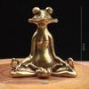 1pc Retro Zen Frosch Ornament Weihrauch Einsetzen Kreative Kupfer Tier Skulptur Weihrauch Brenner Hause Schreibtisch Dekoration