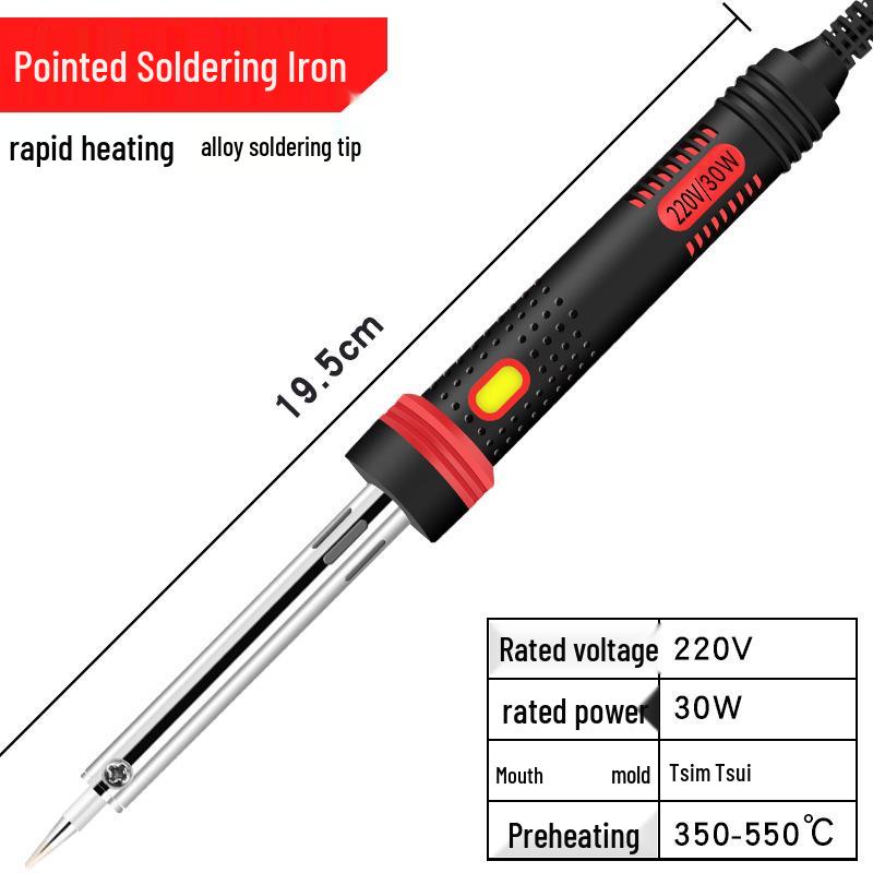 Leistungsstarkes Elektrisches Lötgerät - 80W/100W/150W/200W/300W, Bleifrei, Flachspitze, Externe Heizung.