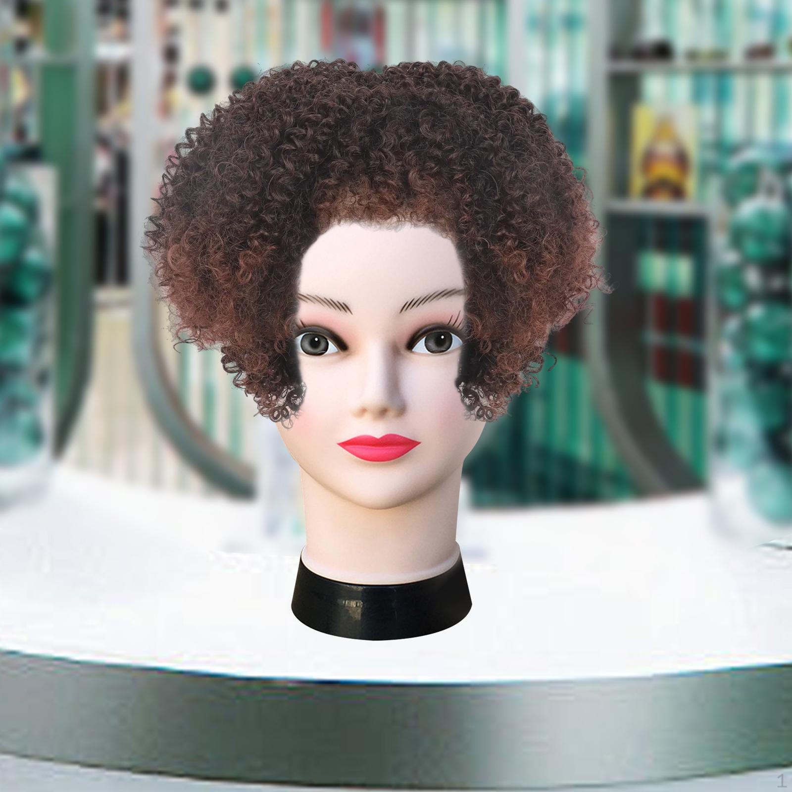 

Bald Female Mannequin Head Model Stand Sturdy Multipurpose Beauty Cosmetology Hat Display Dark Pink