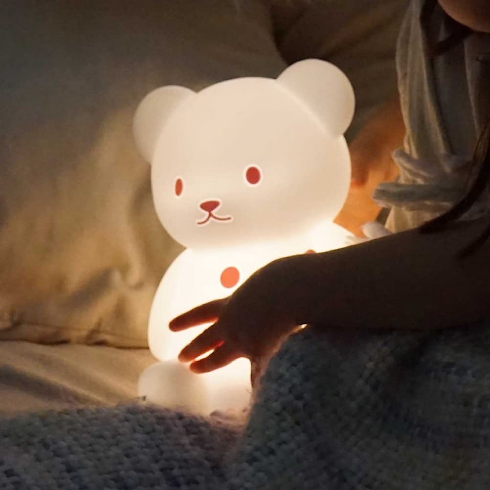 Silicone LED Light [Bear Sleep Light] Pink EX-3014