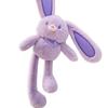 Plush-Rabbit Keychain Bunny-Keyring Stuffed Animals Doll-Keyring Charm Handbag Backpack Pendant for Valentines Day