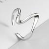 Irregular Waves Geometric Thumb Ring Fashion Accessories Finger Ring Opening Ring Party Jewelry