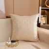 45x45cm Simple Jacquard Square Cushion Cover Polyester Geometric Pattern Throw Pillowcase Decorative Pillows for Sofa Decor Home