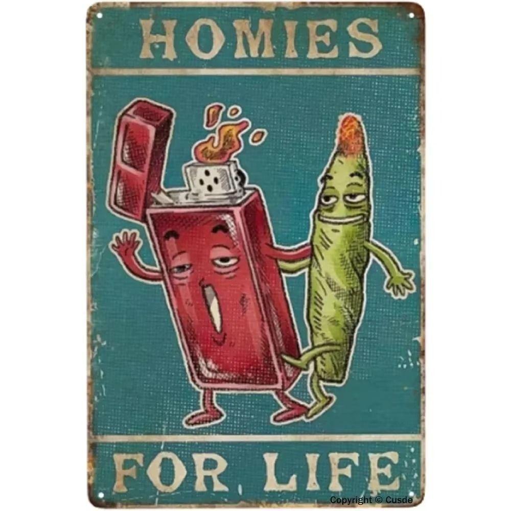 Vintage Alcohol Humor Metal Sign Drinking Bar Decor 20x30cm