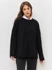 Plain Round Neck Sweater - 2024 European & American Spring/Autumn Loose Knit Pullover for Women