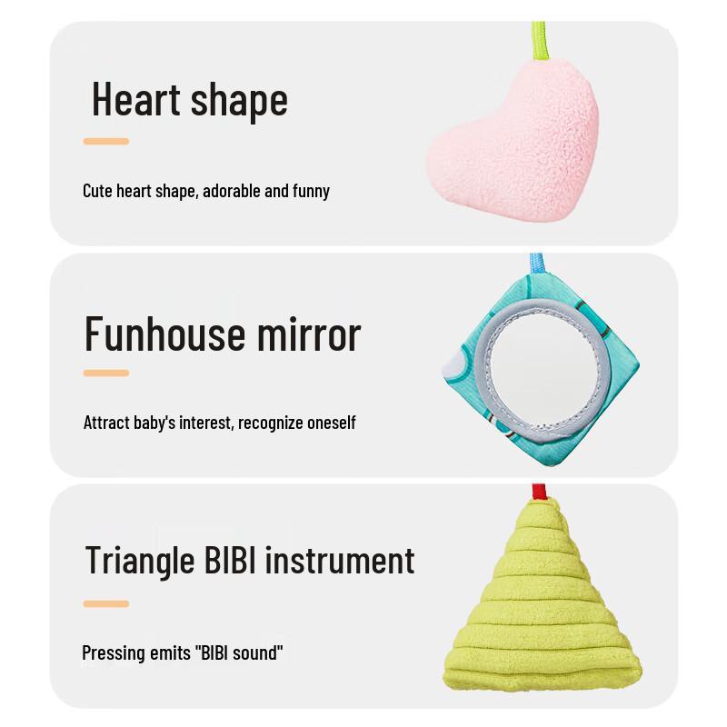 Xingge Baby Crab Pull-and-Play Stroller & Crib Hanging Toy