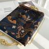 Finch On The Branch Dark Green Satin Silk Scarf Silk Women Spring And Autumn Mulberry Silk Scarf Shawl Dual-Purpose Large Square Scarf
