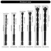 10Pcs Multifunctional Hexagonal Drill Bits Ceramic Wall Tile Glass Punching Hole Working Drilling Bits Accessories