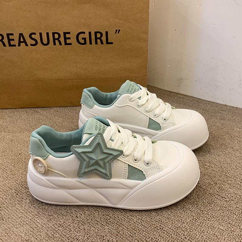 New niche original board shoes women's new spring autumn and winter platform white shoes versatile casual bread shoes